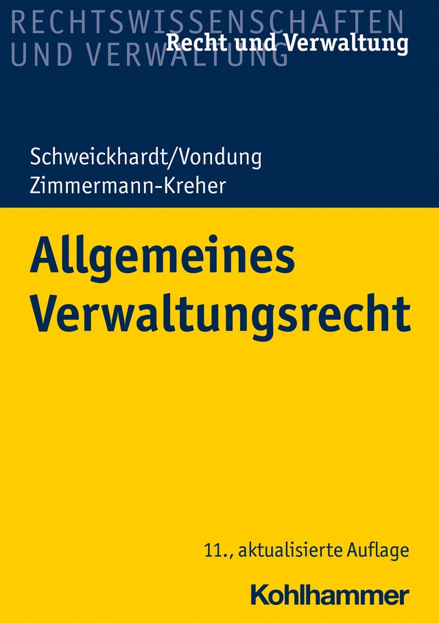 Book cover for Allgemeines Verwaltungsrecht