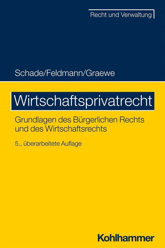 Buchcover für Wirtschaftsprivatrecht