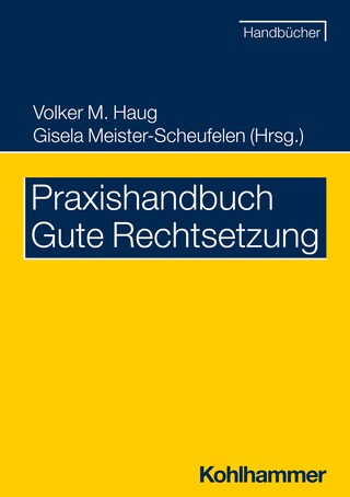 Praxishandbuch Gute Rechtsetzung bookCoverFor