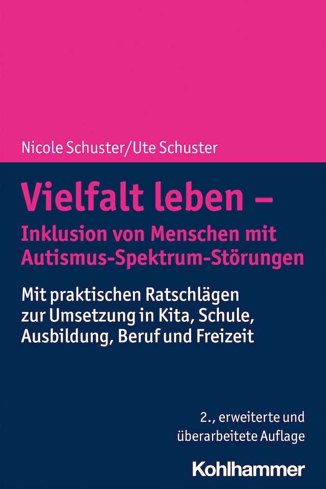 Boekomslag van Vielfalt leben - Inklusion von Menschen mit Autismus-Spektrum-Störungen