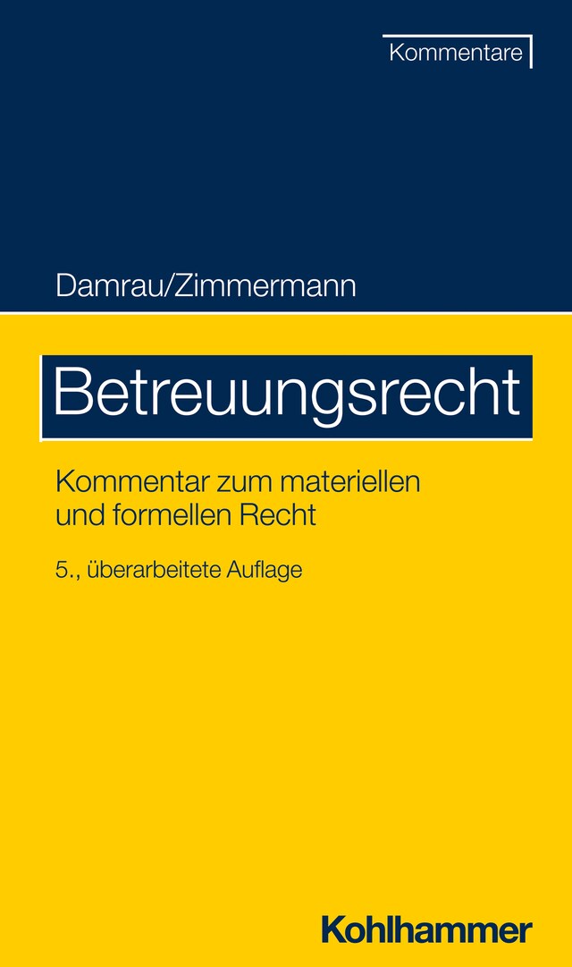 Buchcover für Betreuungsrecht