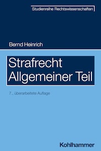 Strafrecht - Allgemeiner Teil