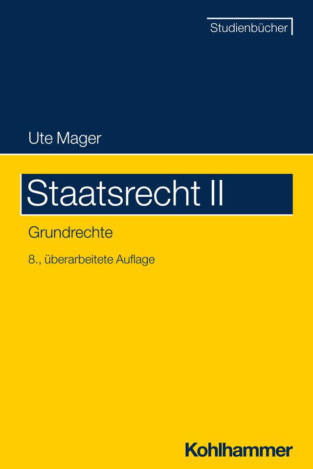 Portada de libro para Staatsrecht II