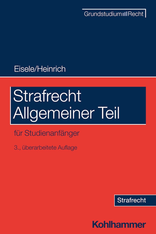 Okładka książki dla Strafrecht Allgemeiner Teil