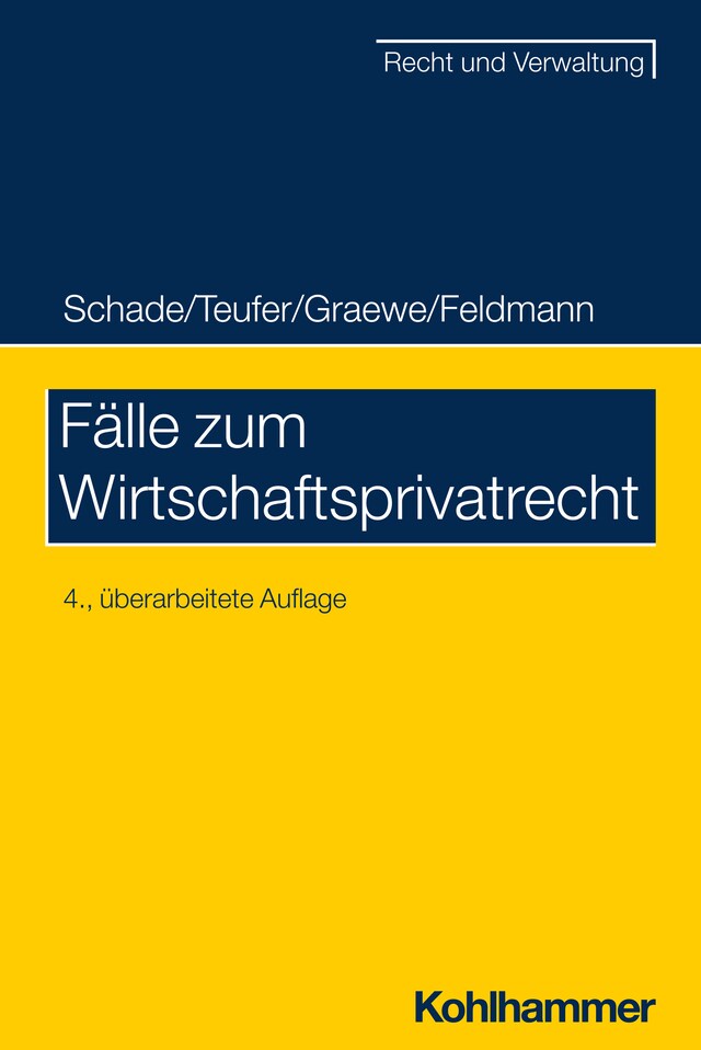 Buchcover für Fälle zum Wirtschaftsprivatrecht