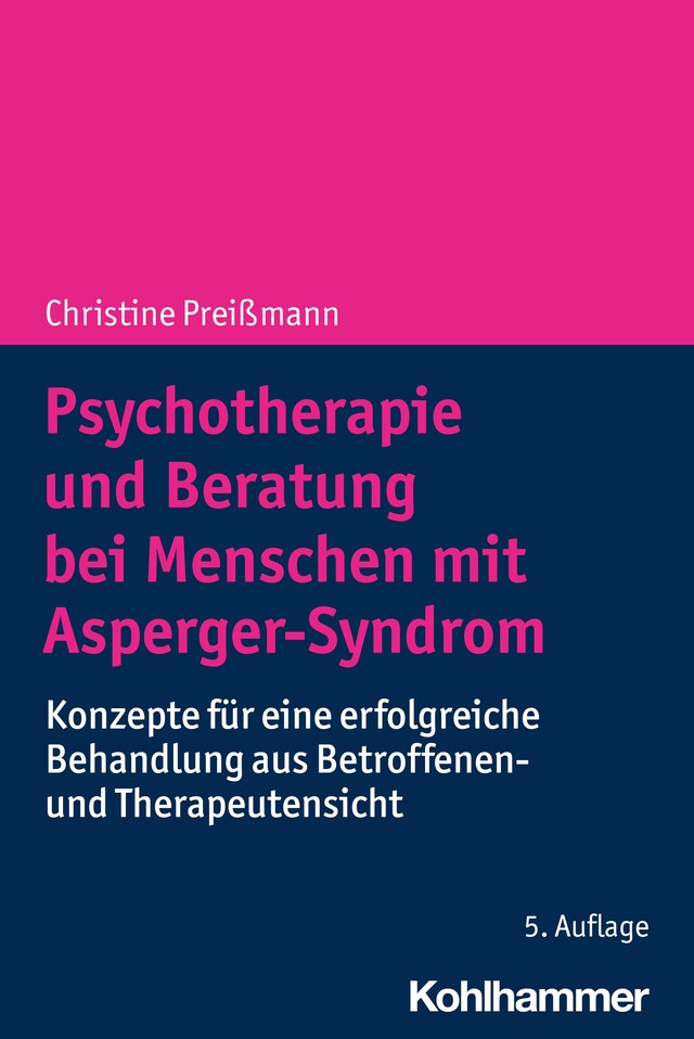 Buchcover für Psychotherapie und Beratung bei Menschen mit Asperger-Syndrom