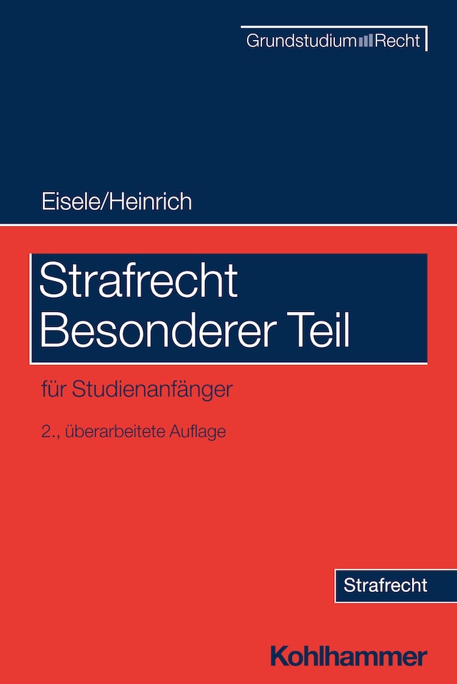 Okładka książki dla Strafrecht Besonderer Teil
