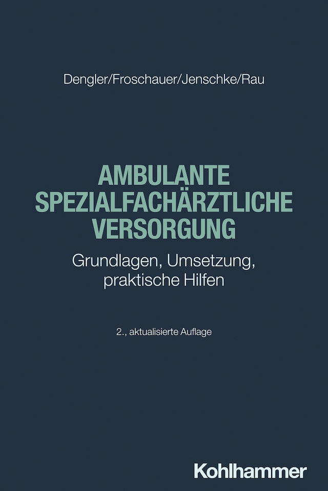 Book cover for Ambulante spezialfachärztliche Versorgung