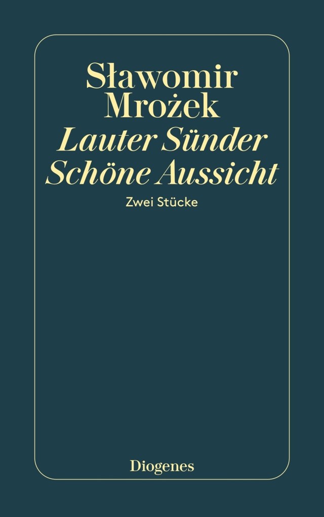 Portada de libro para Lauter Sünder / Schöne Aussicht