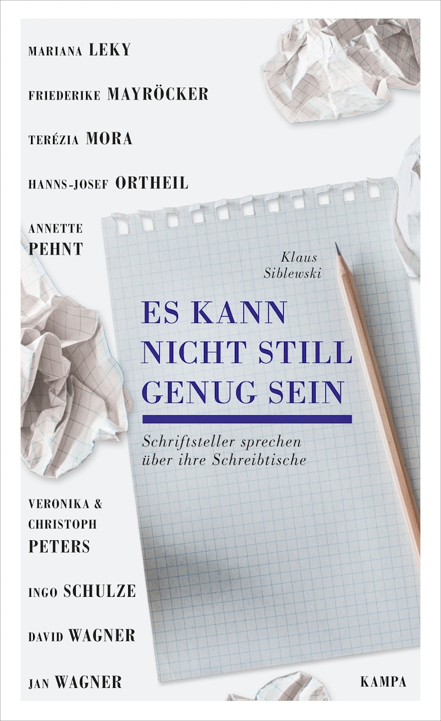 Book cover for Es kann nicht still genug sein