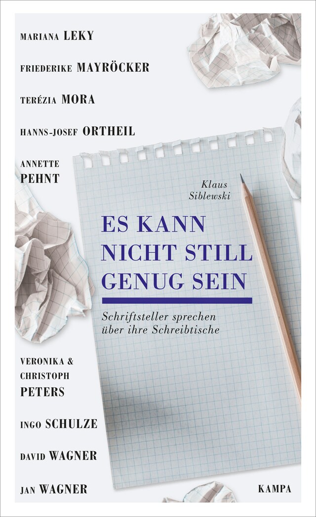 Book cover for Es kann nicht still genug sein