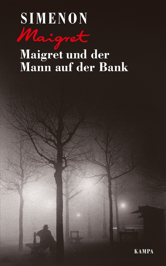 Buchcover für Maigret und der Mann auf der Bank