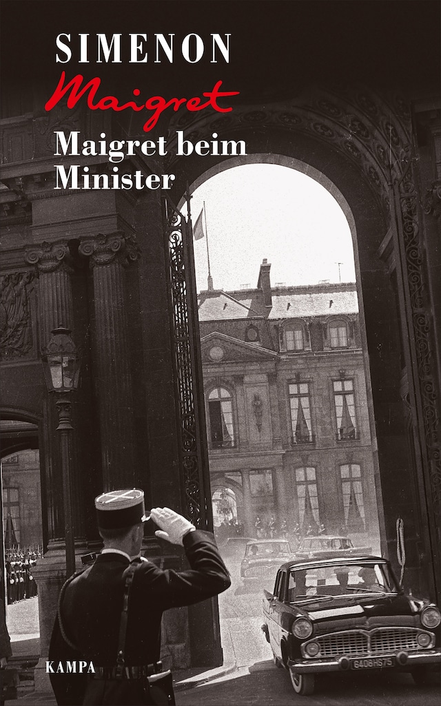 Kirjankansi teokselle Maigret beim Minister