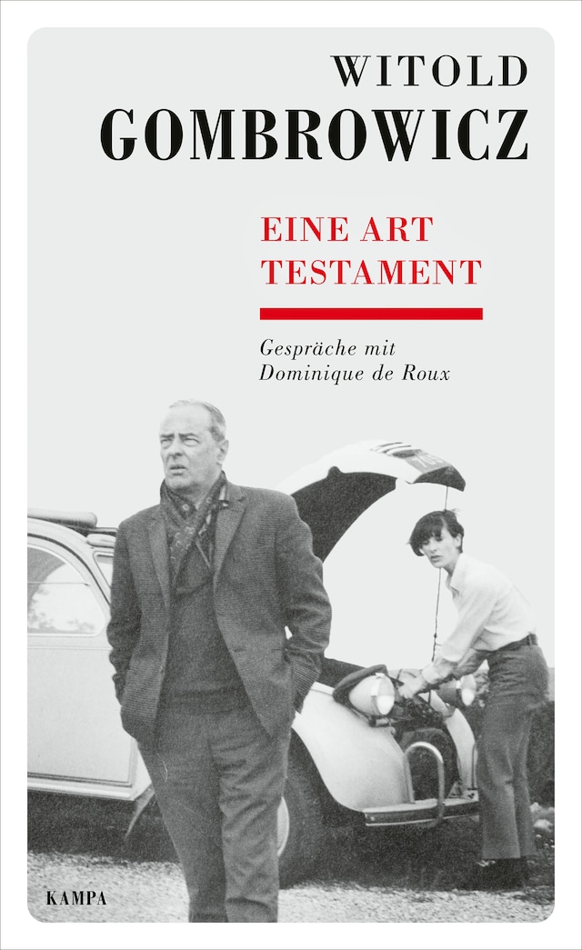 Book cover for Eine Art Testament