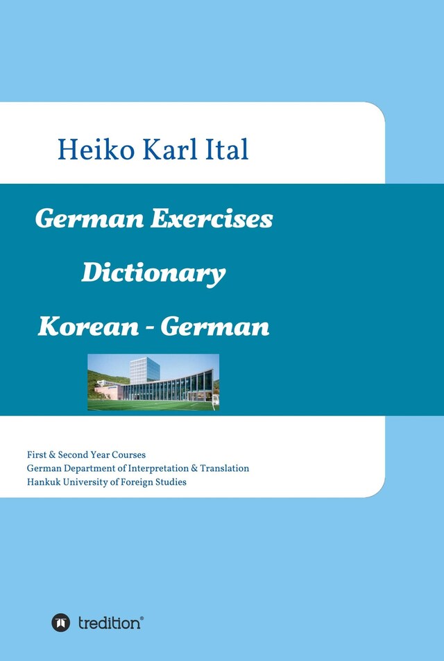 Kirjankansi teokselle German Exercises Dictionary