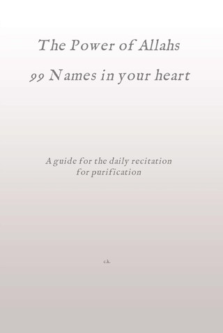 The Power of Allahs 99 Names in your heart bookCoverFor
