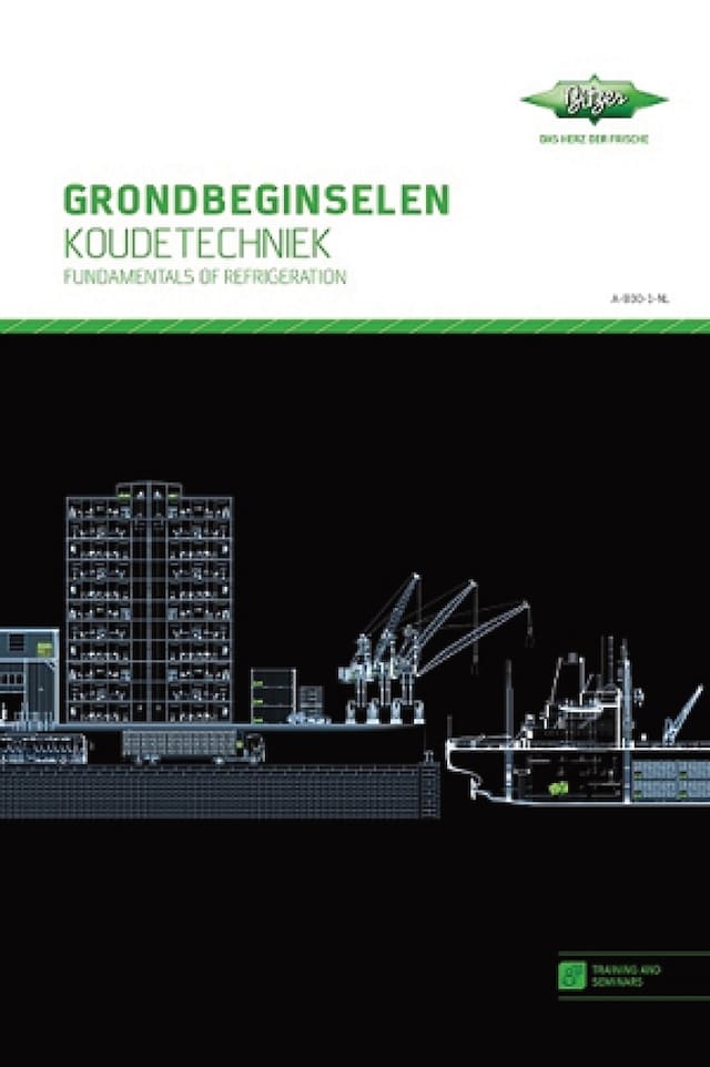 Boekomslag van GRONDBEGINSELEN KOUDETECHNIEK / In twee talen Nederlands/Engels