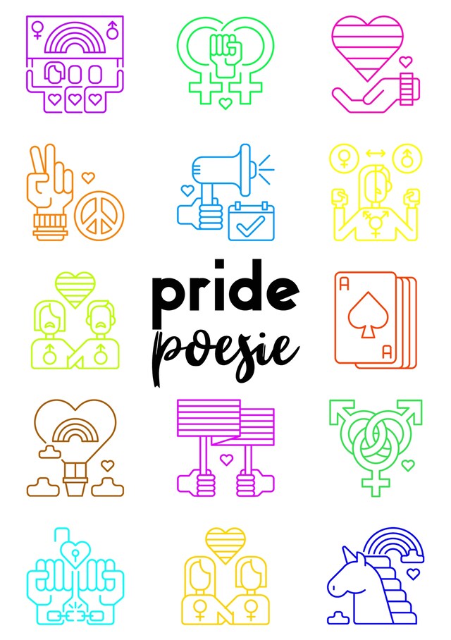 Buchcover für Pride-Poesie