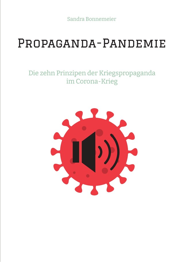 Buchcover für Propaganda-Pandemie