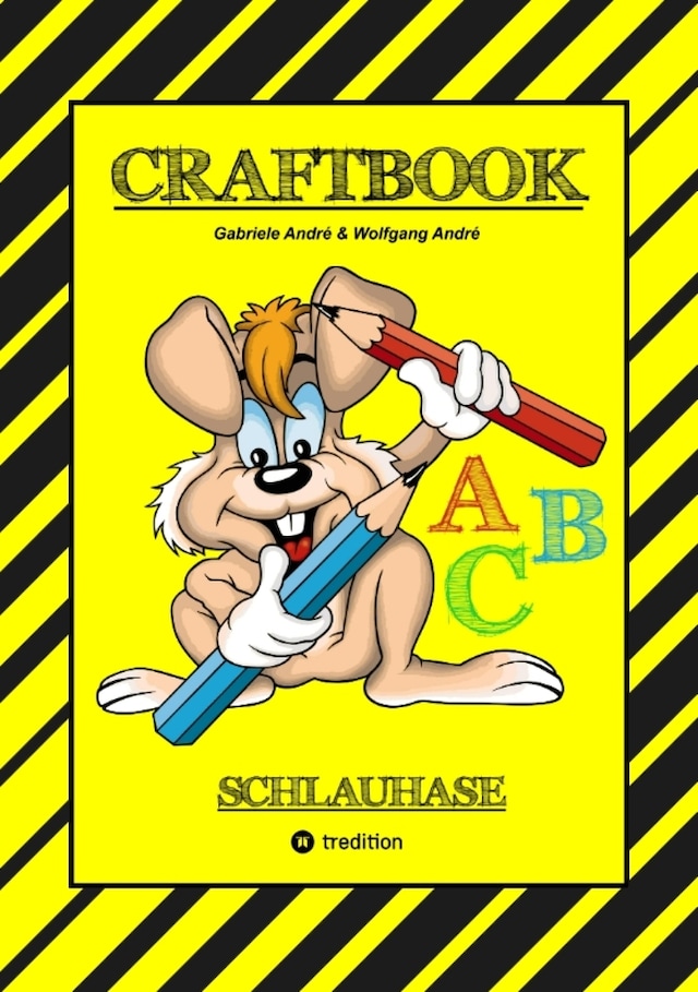 Buchcover für CRAFTBOOK - LESEN LERNEN - MALBUCH - BASTELBUCH - SPIELEBUCH - MOTIVATIONSÜBUNGEN - KREATIVES ZEICHNEN