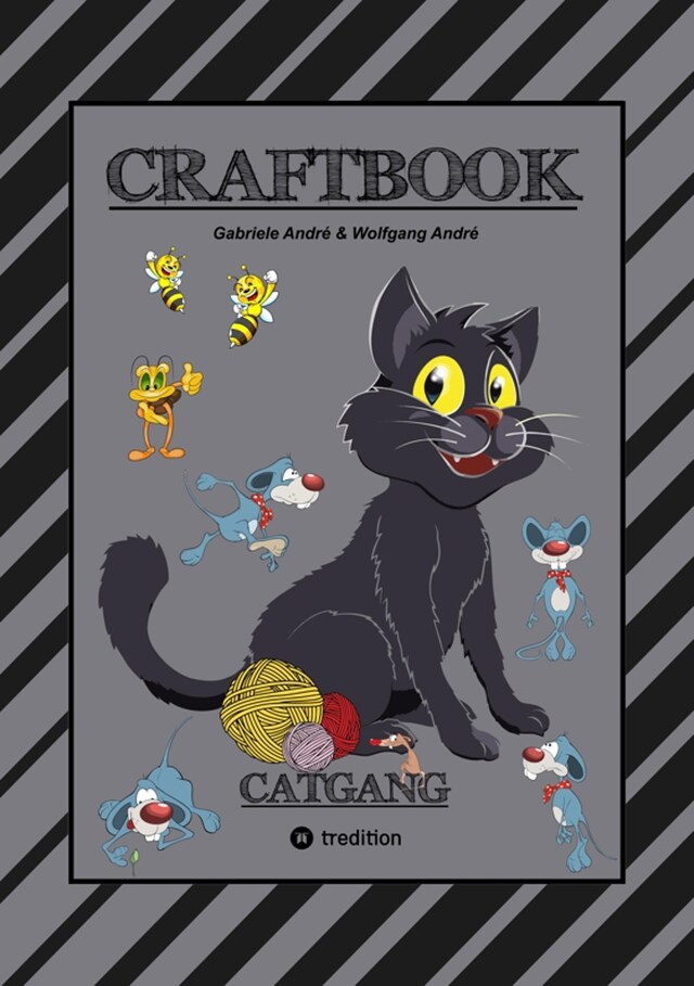 Okładka książki dla CRAFTBOOK - SUPER SPIEL - CATCH THE RAT - TOLLE MOTIVE - KREATIVES MALEN - BASTELN - MOGO DIE MAUS - KATZENBILDER