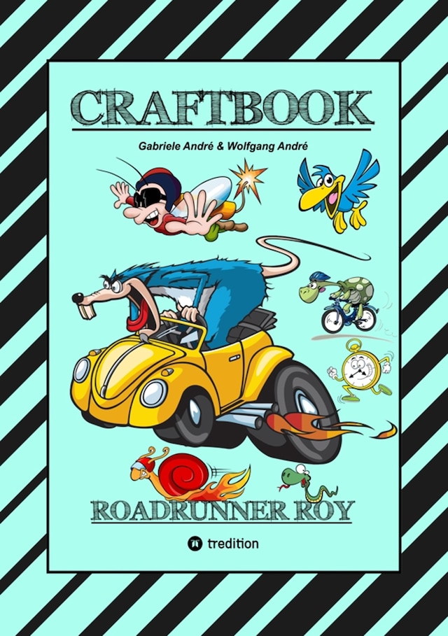 Okładka książki dla CRAFTBOOK - RACE ON GAME - 100 TOLLE FAHRZEUG MOTIVE - LUSTIGE RÄTSEL - OFFROAD - SCHNELLE AUTOS - OLDTIMER - F1