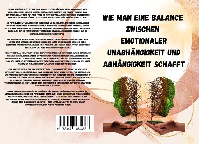 Buchcover für Wie man eine Balance  zwischen  emotionaler Unabhängigkeit und Abhängigkeit schafft: