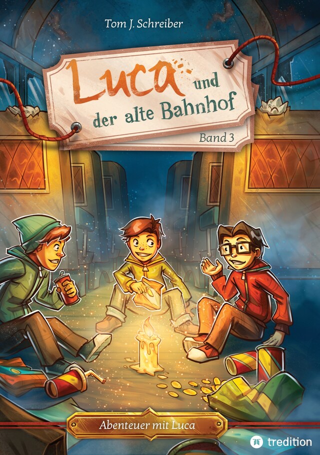 Book cover for Luca und der alte Bahnhof