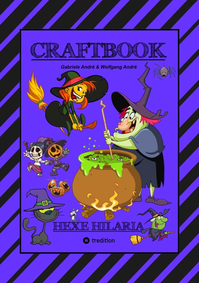 Boekomslag van CRAFTBOOK – 100 TOLLE MOTIVE - KREATIV LERNEN - HEXENSPIEL JINX - EINFACH VERHEXT - ZEICHNEN - MALEN - BASTELN - SPASS