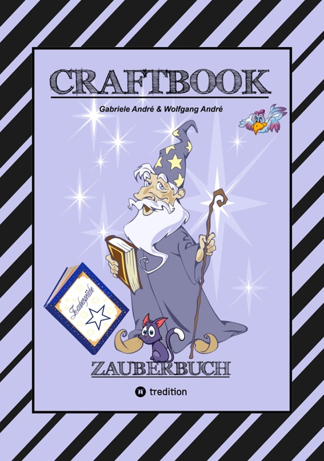 Boekomslag van CRAFTBOOK - 100 SEITEN MAGIE - ZAUBERWÖRTER - ZAUBERSCHRIFT - ZAUBERWÜRFELSPIEL - MAGIER - ZAUBERSPRUCH - RÄTSEL