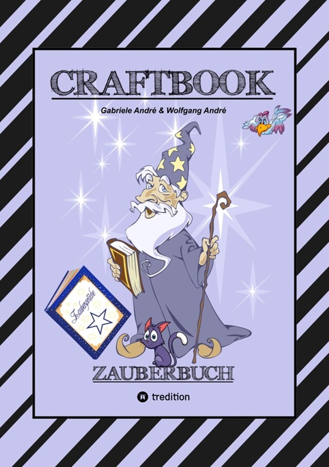 Buchcover für CRAFTBOOK - 100 SEITEN MAGIE - ZAUBERWÖRTER - ZAUBERSCHRIFT - ZAUBERWÜRFELSPIEL - MAGIER - ZAUBERSPRUCH - RÄTSEL