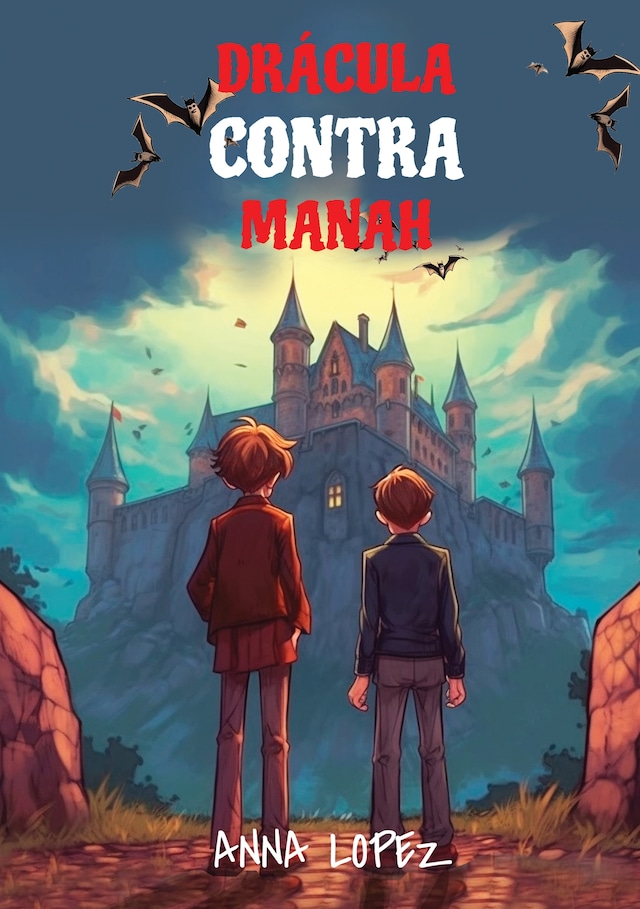 Boekomslag van Let your child learn Spanish with 'Dracula Contra Manah'