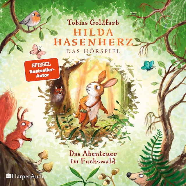 Book cover for Hilda Hasenherz. Das Abenteuer im Fuchswald