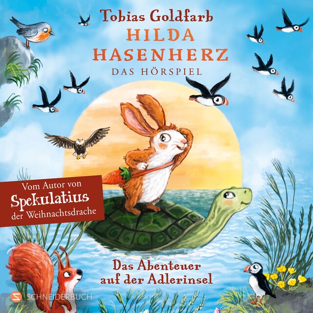 Book cover for Hilda Hasenherz. Das Abenteuer auf der Adlerinsel (Hilda Hasenherz 2)