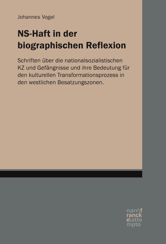 Boekomslag van NS-Haft in der biographischen Reflexion