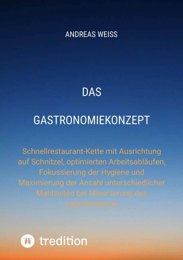 Buchcover für Das Gastronomiekonzept