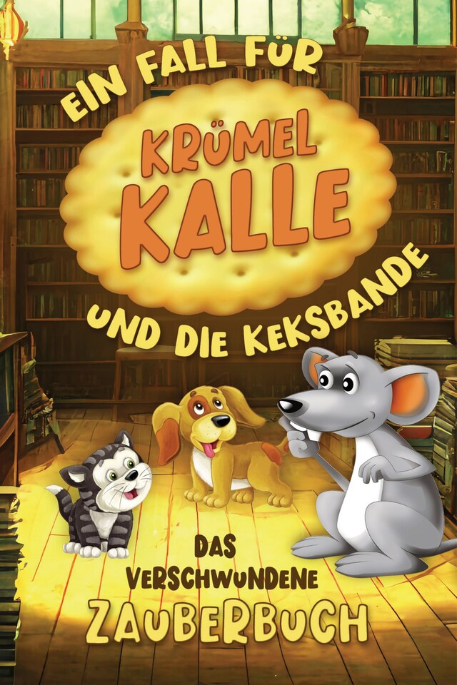 Bogomslag for Das verschwundene Zauberbuch - Ein Fall für Krümel Kalle und die Keksbande