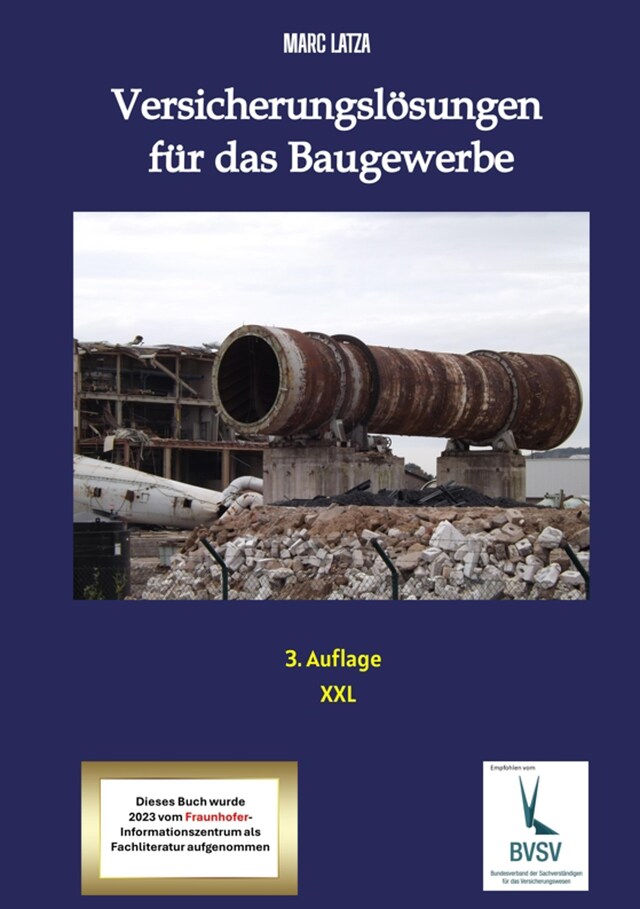 Buchcover für Versicherungslösungen für das Baugewerbe