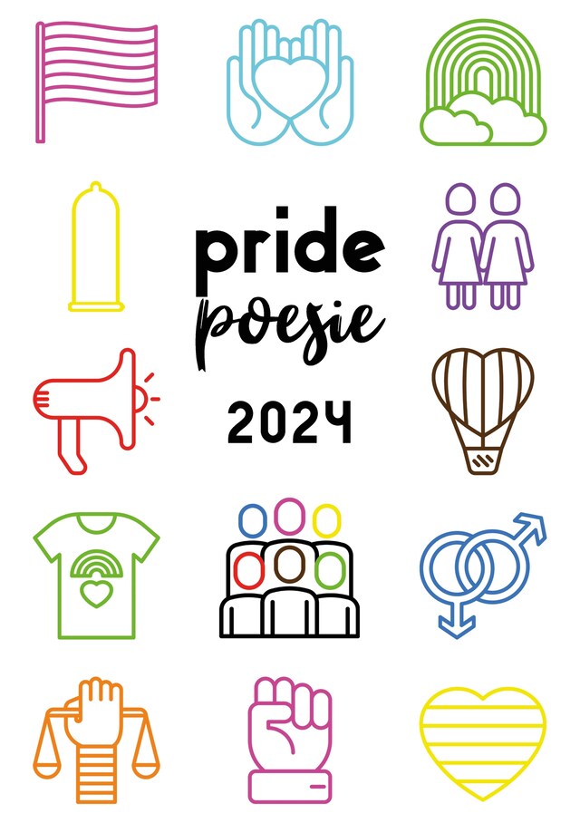 Kirjankansi teokselle Pride-Poesie 2024