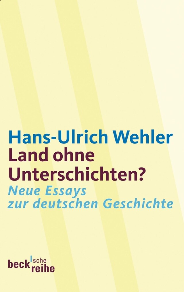 Book cover for Land ohne Unterschichten?