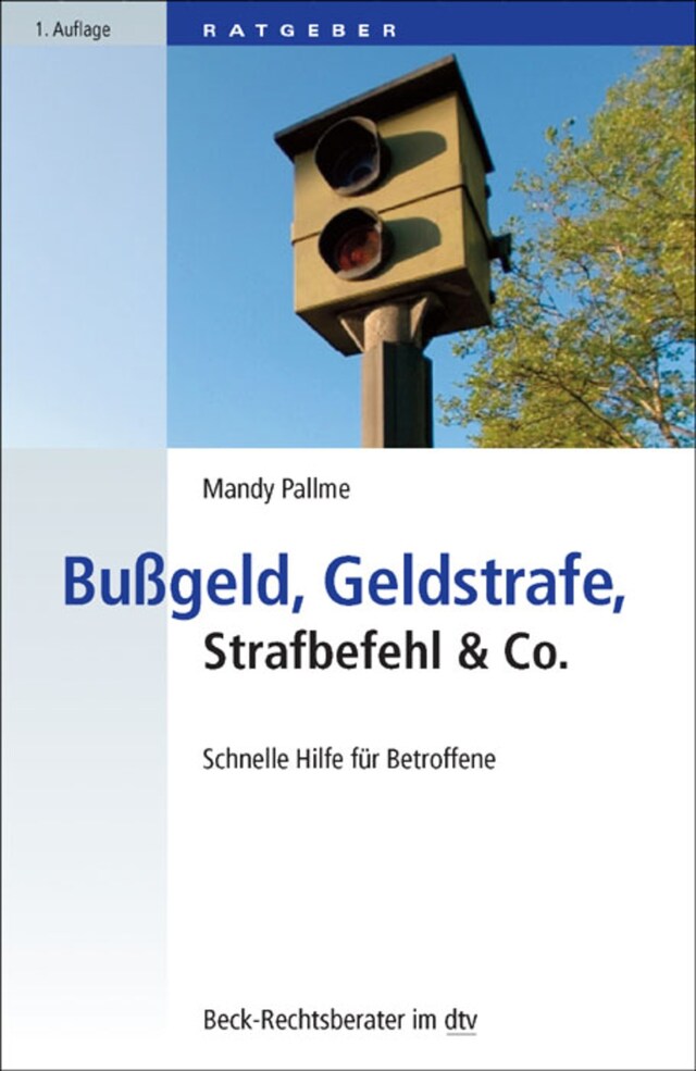 Buchcover für Bußgeld, Geldstrafe, Strafbefehl & Co.