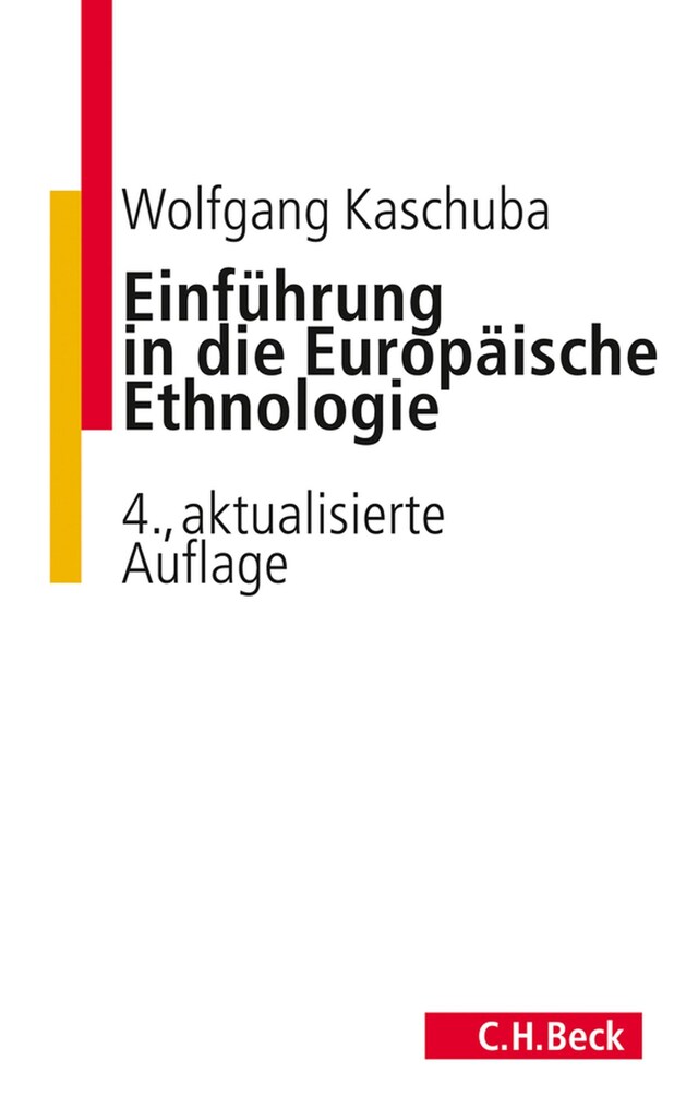 Kirjankansi teokselle Einführung in die Europäische Ethnologie