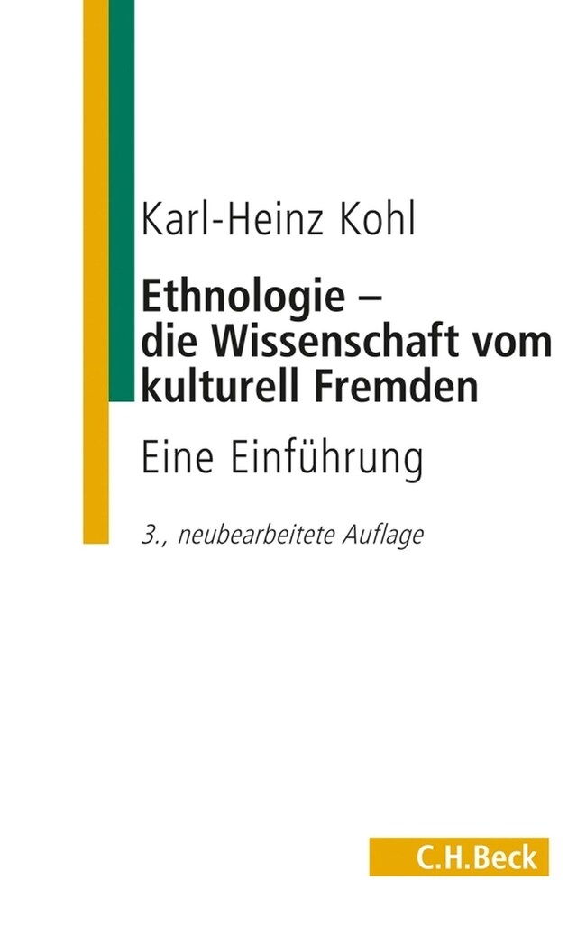 Boekomslag van Ethnologie - die Wissenschaft vom kulturell Fremden