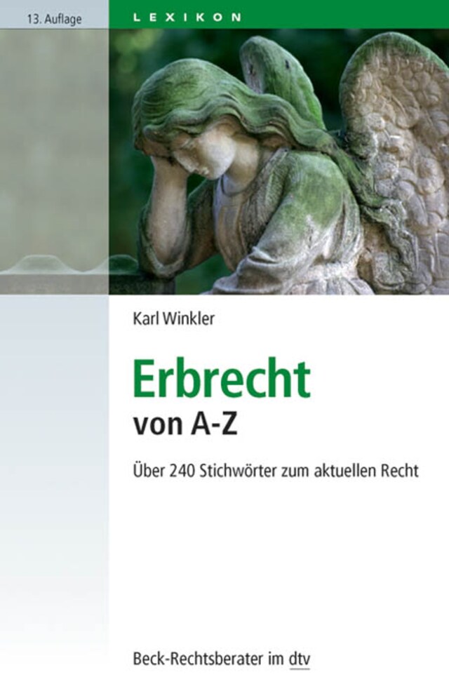 Buchcover für Erbrecht von A-Z