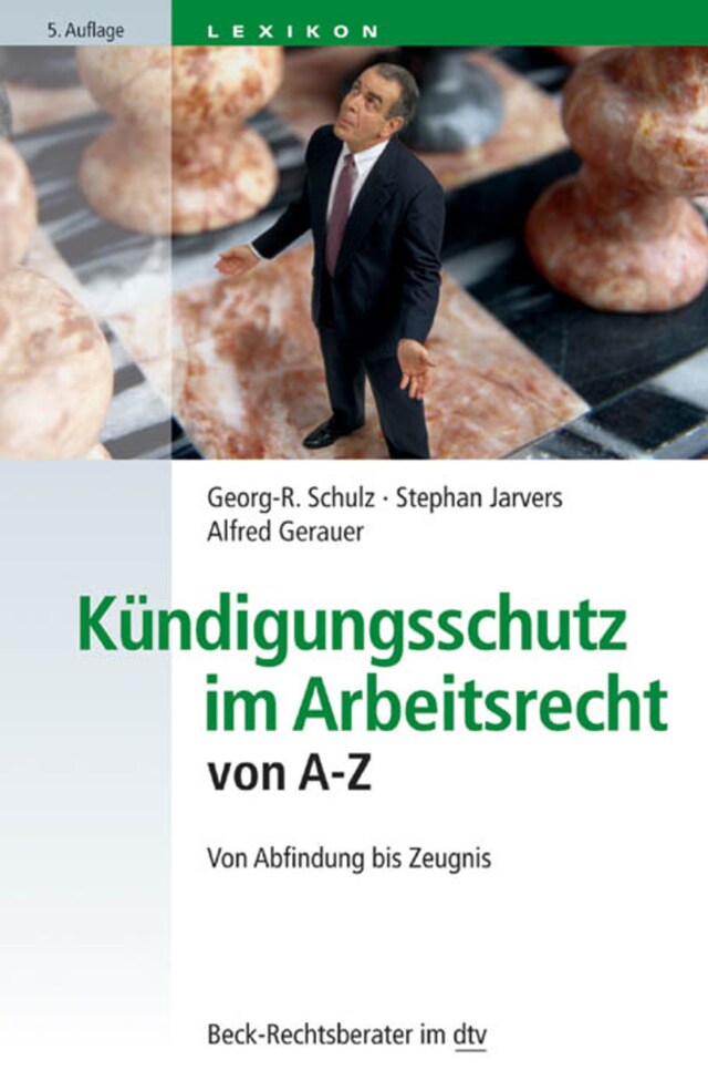 Buchcover für Kündigungsschutz im Arbeitsrecht von A-Z