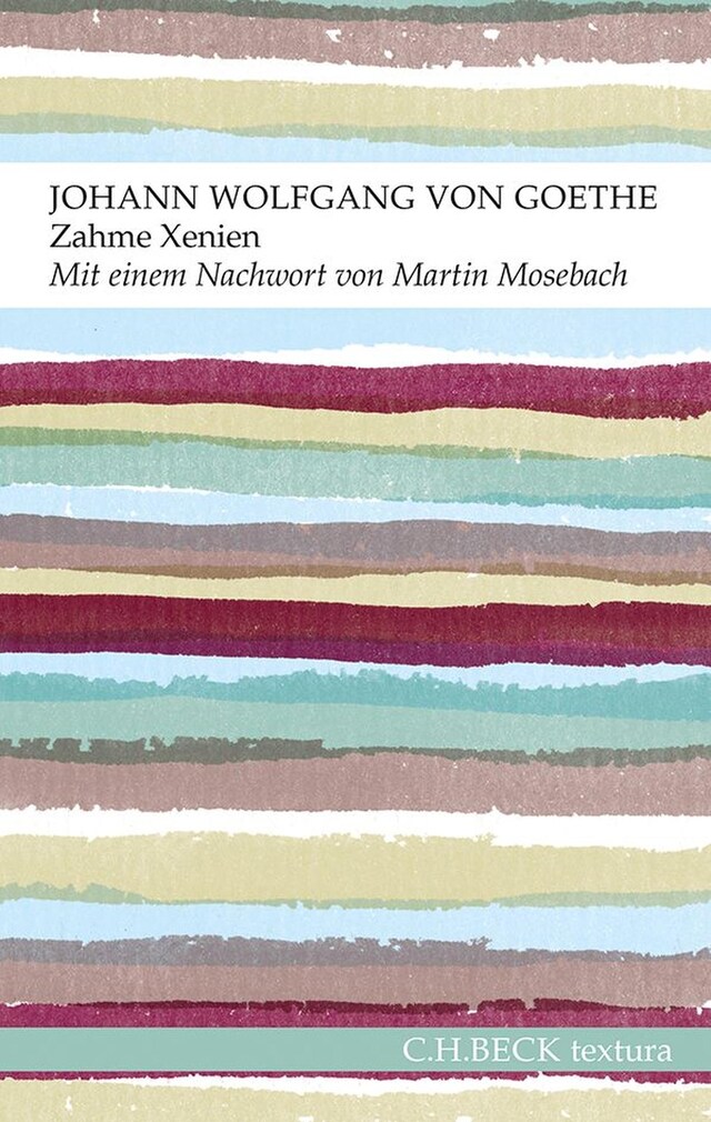 Book cover for Zahme Xenien