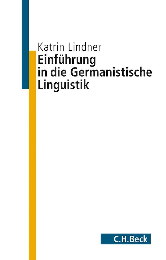 Copertina del libro per Einführung in die germanistische Linguistik