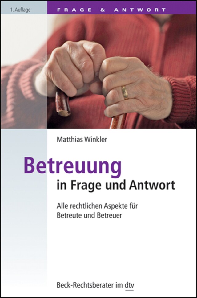 Copertina del libro per Betreuung in Frage und Antwort