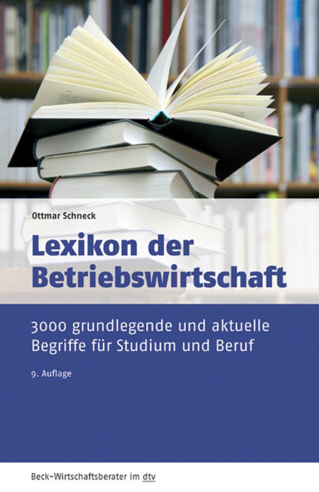 Portada de libro para Lexikon der Betriebswirtschaft