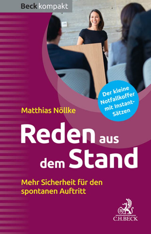 Buchcover für Reden aus dem Stand